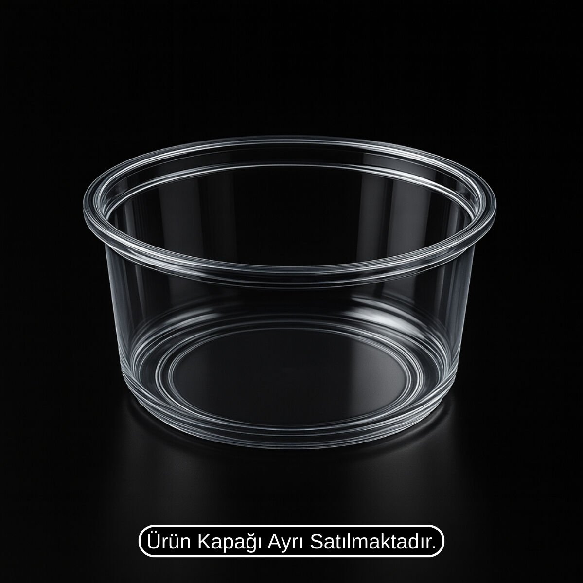 LM-12 12 OZ HUMUS PET KAP Ø117 LİMERA 14 GR ŞEFFAF 500 ADET