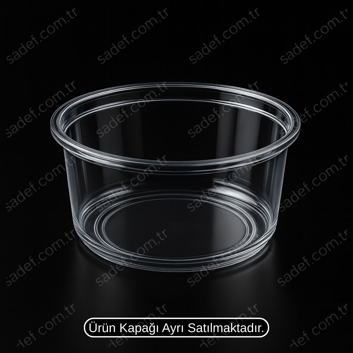 LM-12 12 OZ HUMUS PET KAP Ø117 LİMERA 14 GR ŞEFFAF 500 ADET
