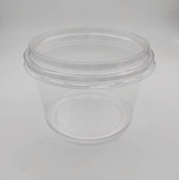 LM-16 16 OZ HUMUS PET KAP Ø117 LİMERA 16,5 GR ŞEFFAF 500 ADET