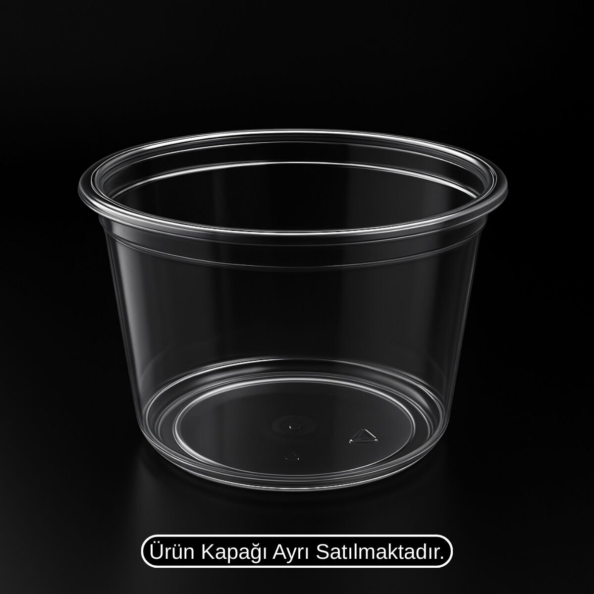 LM-16 16 OZ HUMUS PET KAP Ø117 LİMERA 16,5 GR ŞEFFAF 500 ADET