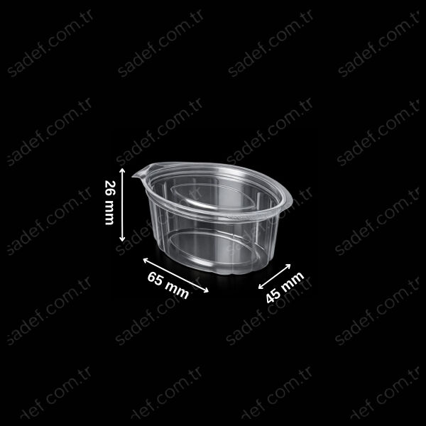 30 ML PET KAPAKLI SOS KABI 2 GR SERPET ŞEFFAF 100 ADET