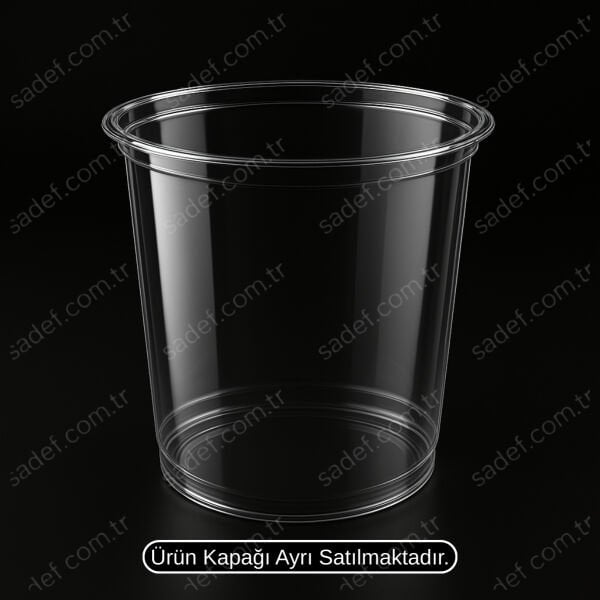 LM-24 24 OZ HUMUS PET KAP Ø117 LİMERA 21 GR ŞEFFAF 400 ADET