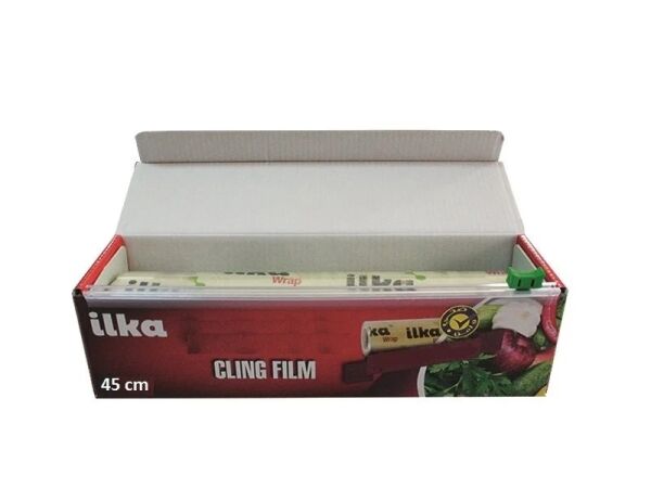 KUTULU İLKA 45X500 M 8 MİKRON STRECH FİLM X 4 ADET
