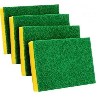 ENDÜSTRİYEL 4 LÜ BULAŞIK SÜNGERİ X 28 PAKET