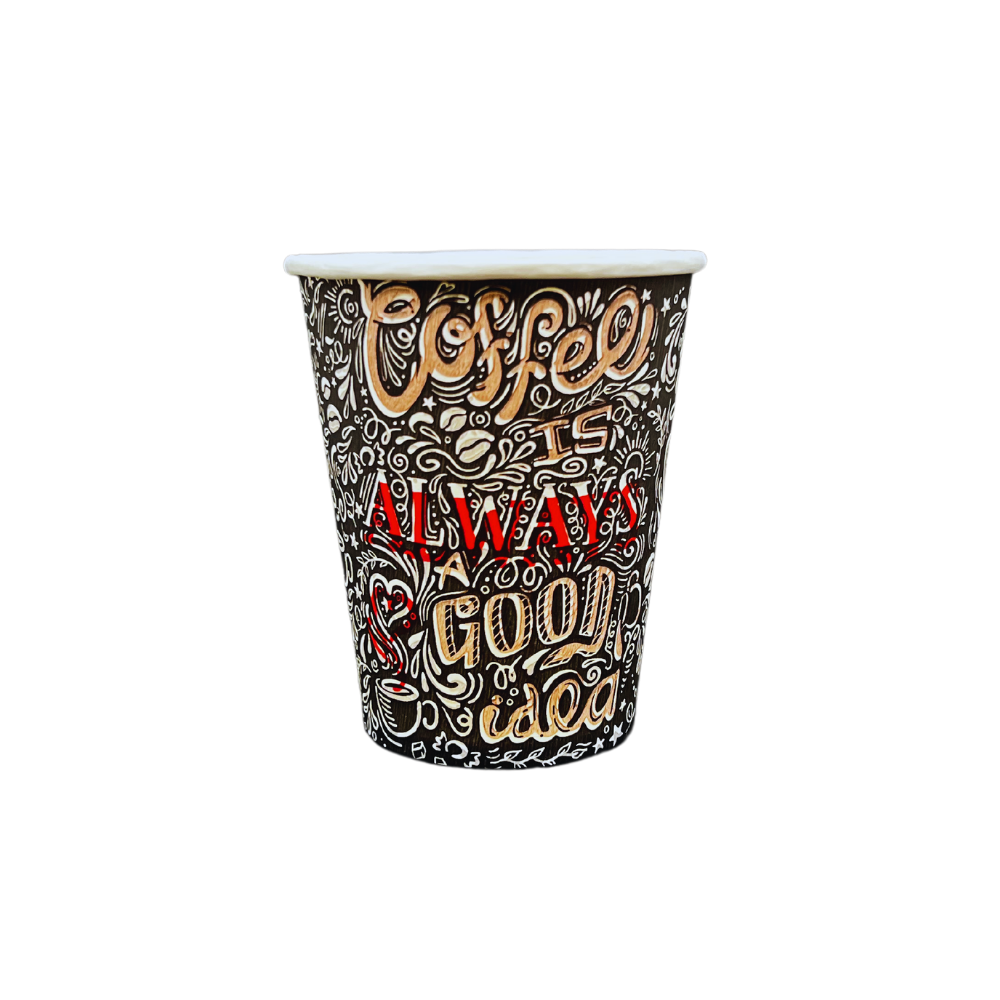 SAN 8 OZ BASKILI KARTON BARDAK SICAK 2000 ADET