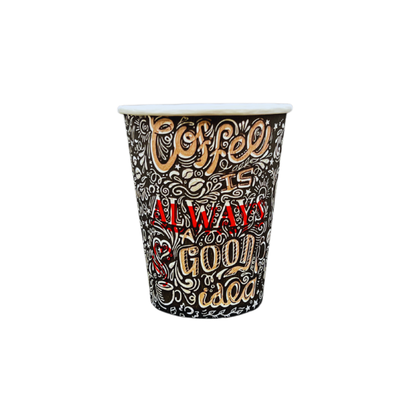 SAN 8 OZ BASKILI KARTON BARDAK SICAK 2000 ADET