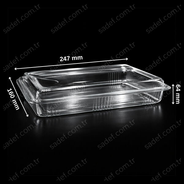 500 ML PET BAKLAVA KABI 28 GR ŞEFFAF SERPET 100 ADET