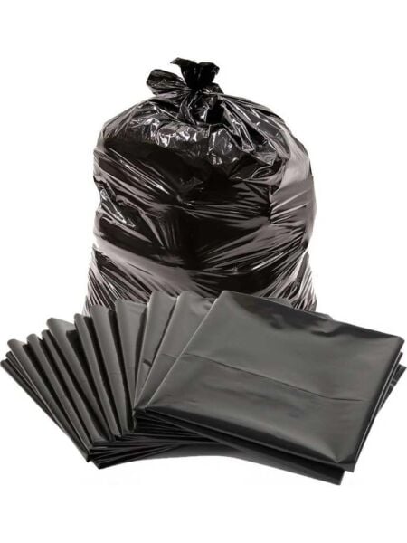 SİYAH DÖKME ÇÖP POŞETİ 80X110 25 KG