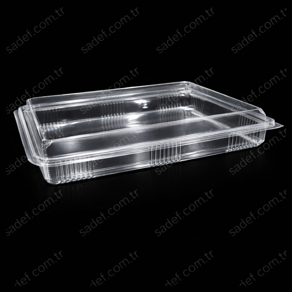 1000 ML PET BAKLAVA KABI 48 GR ŞEFFAF SERPET 100 ADET