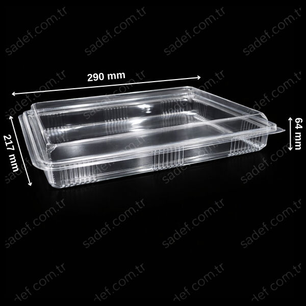 1000 ML PET BAKLAVA KABI 48 GR ŞEFFAF SERPET 100 ADET