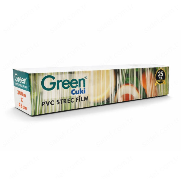 KUTULU GREEN 45X300 M 8 MİKRON STRECH FİLM