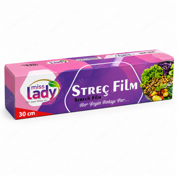 KUTULU POLİETİLEN 30X300 M 8 MİKRON STRECH FİLM