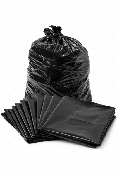 SİYAH DÖKME ÇÖP POŞETİ 120X150 25 KG