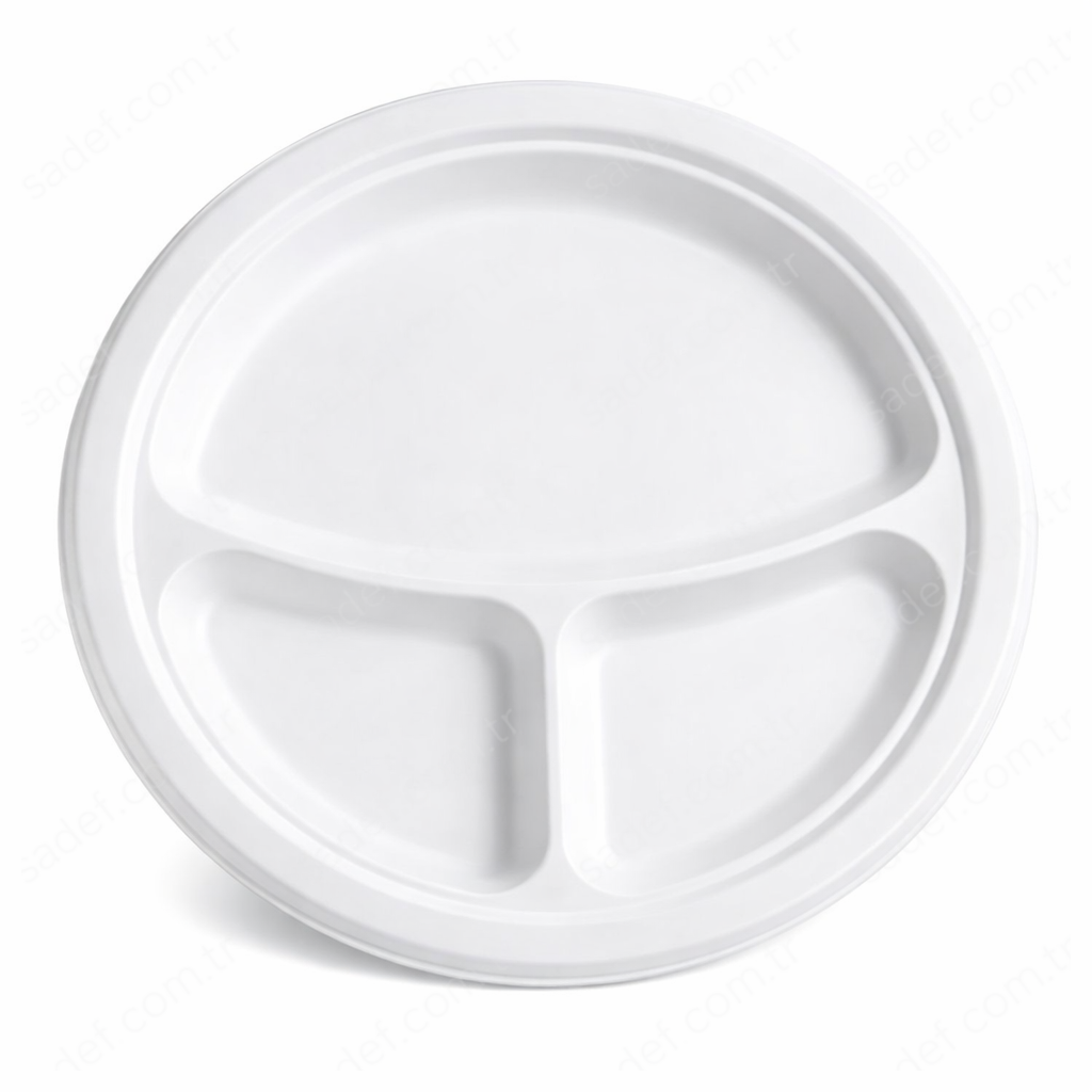 SUGAS 26 CM 3 BÖLMELİ EKOLOJİK TABAK 500 ADET