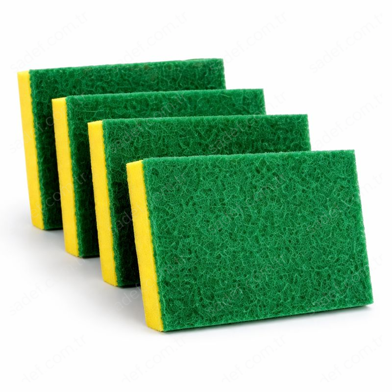 ENDÜSTRİYEL 4 LÜ BULAŞIK SÜNGERİ X 28 PAKET