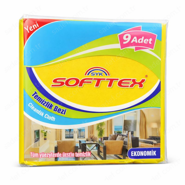 9 LÜ TEMİZLİK BEZİ  ( 34X36 CM )