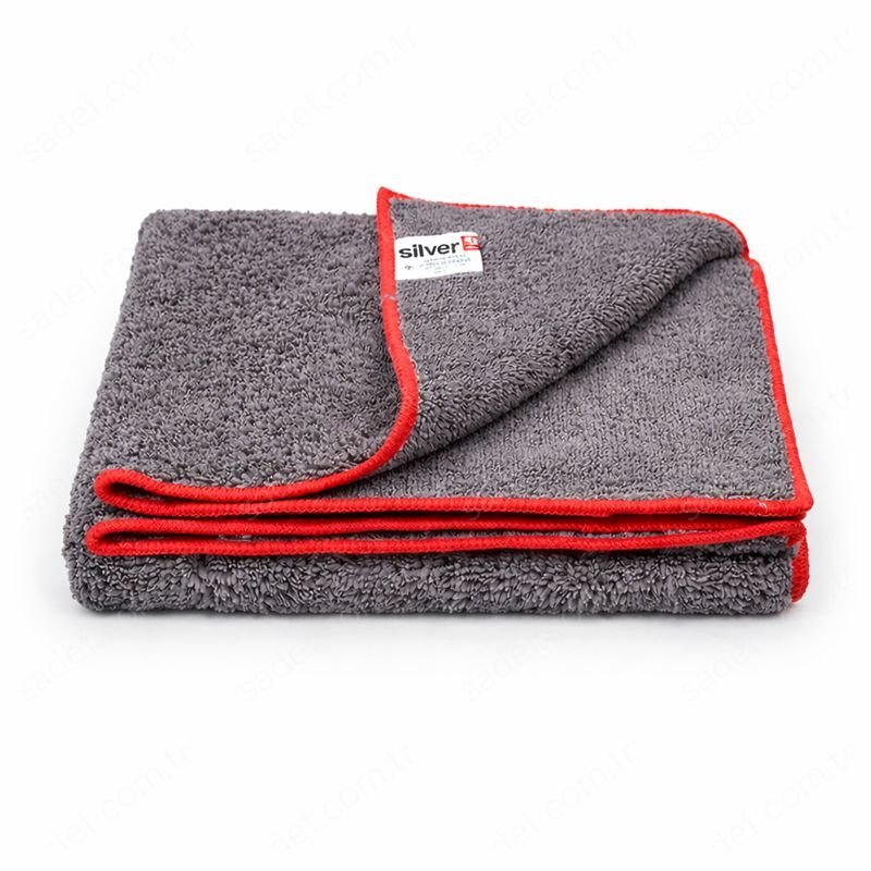 SİLVER HOME 390 GSM 50X70 CM SÜPER EMİCİ KURALAMA BEZİ GRİ 80 ADET