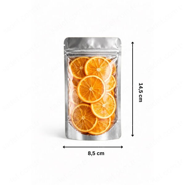 METALİZE ŞEFFAF KİLİTLİ DOYPACK 8,5X14,5 100 ADET