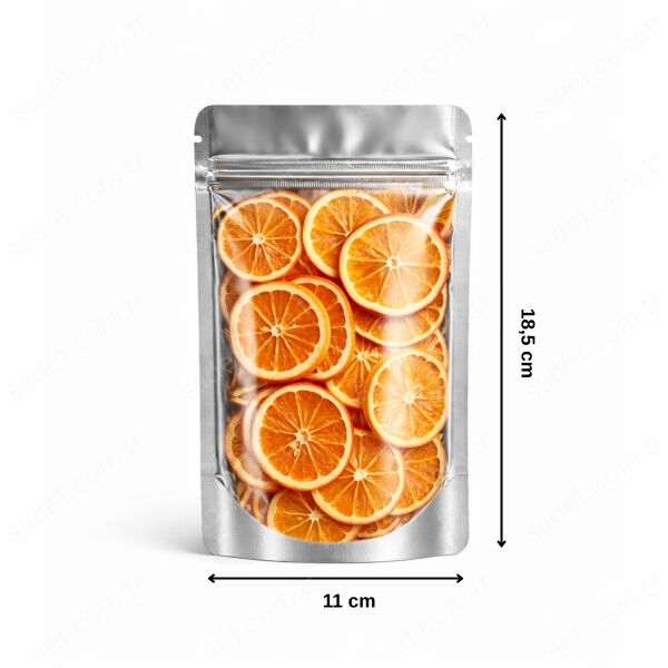 METALİZE ŞEFFAF KİLİTLİ DOYPACK 11X18,5 100 ADET