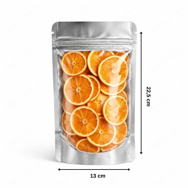 METALİZE ŞEFFAF KİLİTLİ DOYPACK 13X22,5 100 ADET