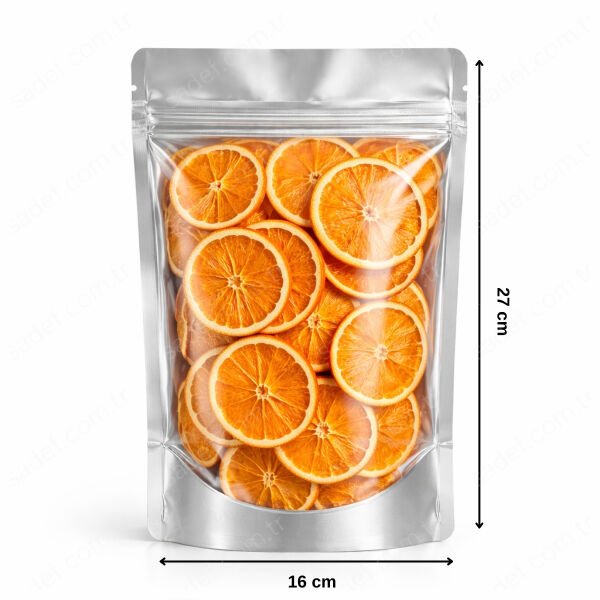 METALİZE ŞEFFAF KİLİTLİ DOYPACK 16X27 100 ADET