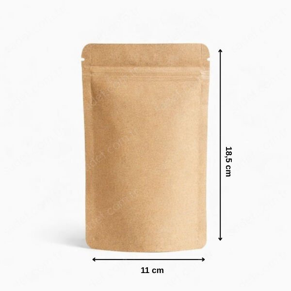 KRAFT ALÜMİNYUM KİLİTLİ DOYPACK 11X18,5 100 ADET