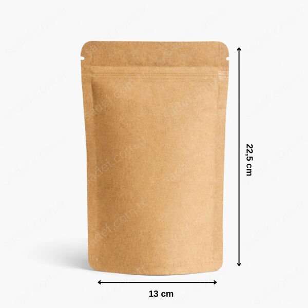 KRAFT ALÜMİNYUM KİLİTLİ DOYPACK 13X22,5 100 ADET