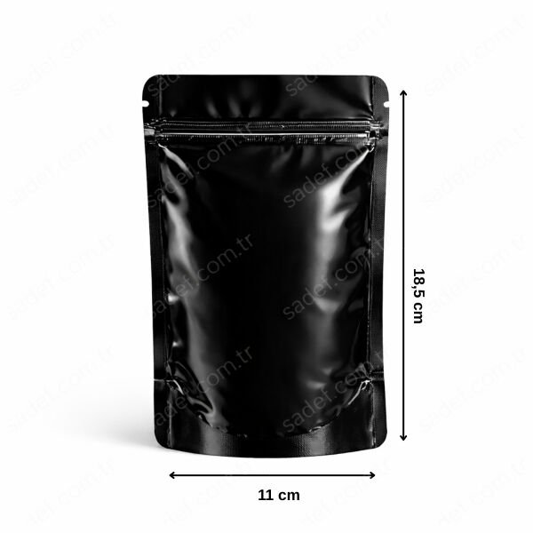 SİYAH ALÜMİNYUM KİLİTLİ DOYPACK 11X18,5 100 ADET