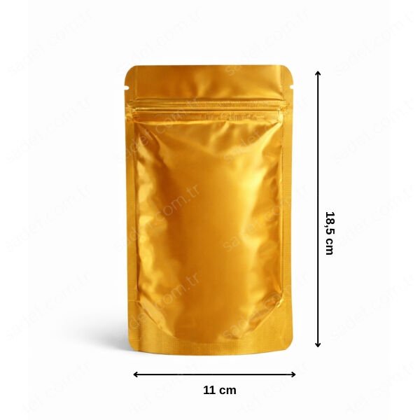 GOLD ALÜMİNYUM KİLİTLİ DOYPACK 11X18,5 100 ADET