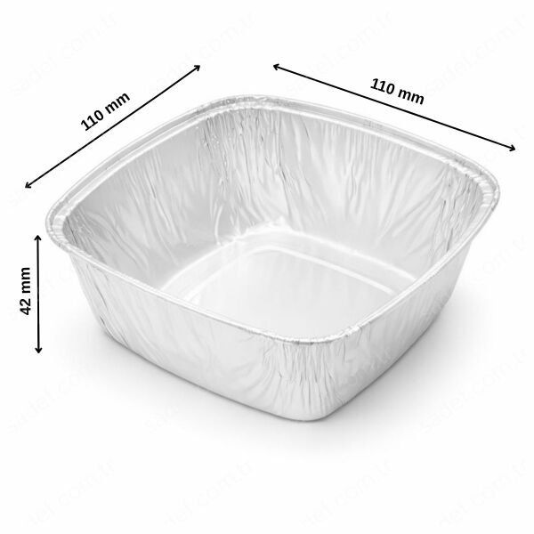 ALÜMİNYUM SÜTLAÇ KASE ( ALUPLUS & GREEN ) 100 ADET