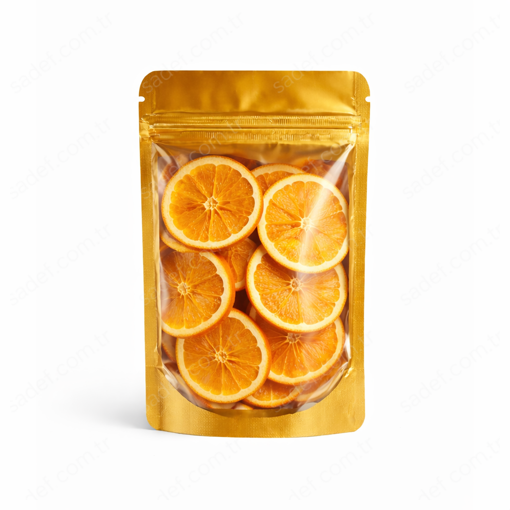 GOLD METALİZE ŞEFFAF KİLİTLİ DOYPACK 11X18,5 100 ADET