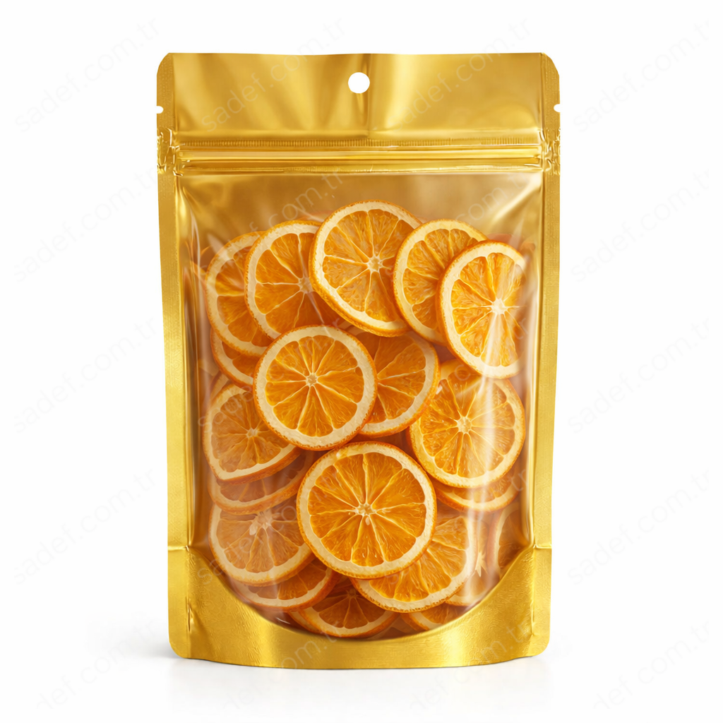 GOLD METALİZE ŞEFFAF KİLİTLİ DOYPACK 16X27 100 ADET