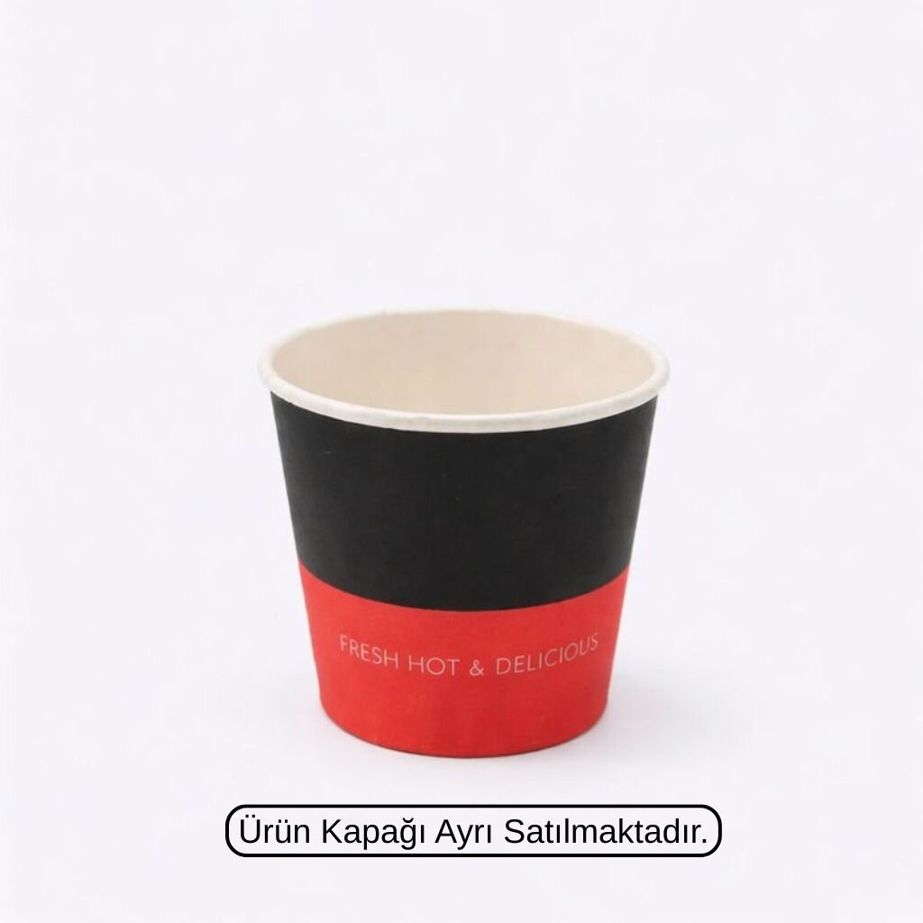 4 OZ BASKILI KARTON BARDAK 100 ADET