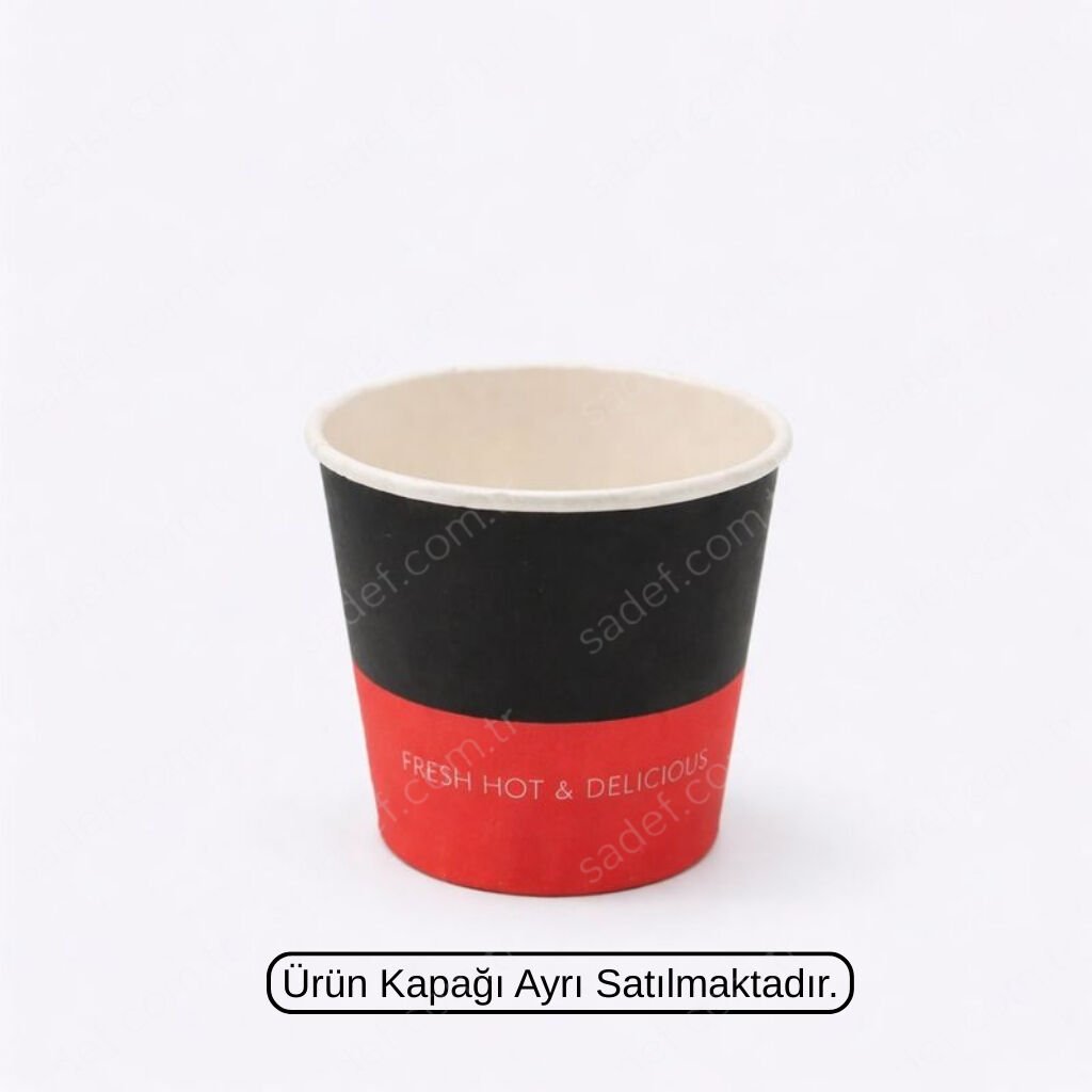 4 OZ BASKILI KARTON BARDAK 100 ADET