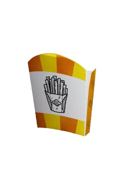 OREGO BASKILI CİPS KUTUSU (33X80X90 MM  KÜÇÜK BOY 90 ADET