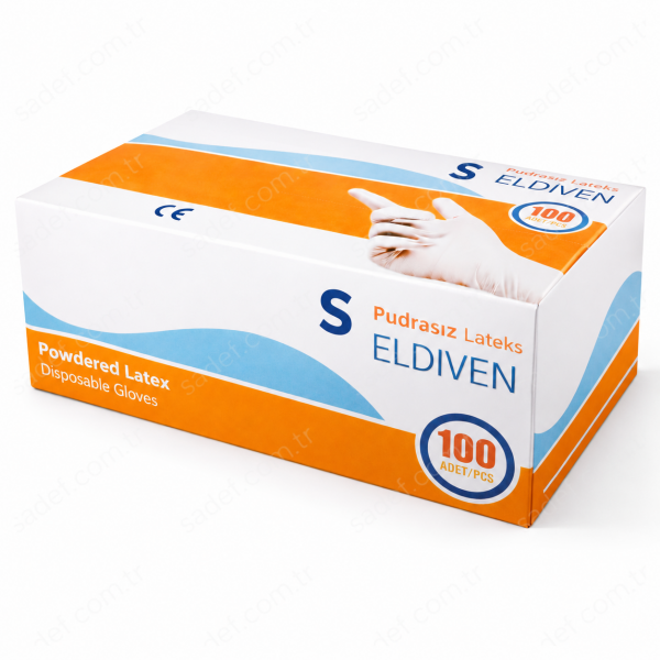 PUDRASIZ LATEX ELDİVEN SMALL 100 AD