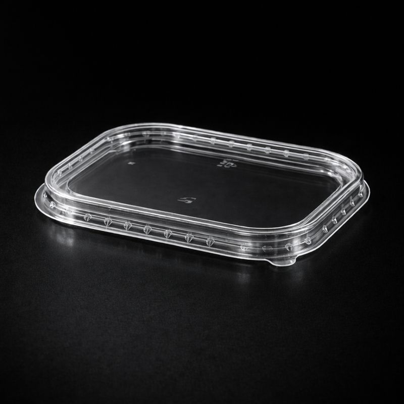 PET 120X170 MM DİKDÖRTGEN KASE KAPAĞI 300 ADET