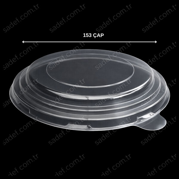 PET KAPAK ŞEFFAF 153 ÇAP PAP1250 KARTON KOVA OREGO 420 ADET