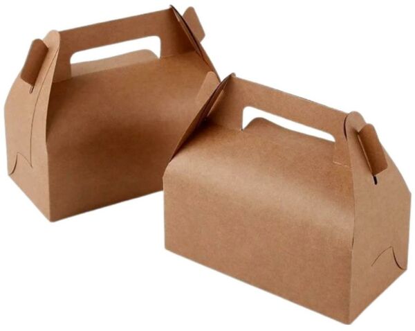 KRAFT SAPLI BURGER KUTUSU 21X10X13 ( BASKISIZ ) 100 ADET