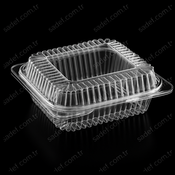 L-355 LİMERA PET KARE SALATA KABI 1000 ML 43 GR 225 ADET