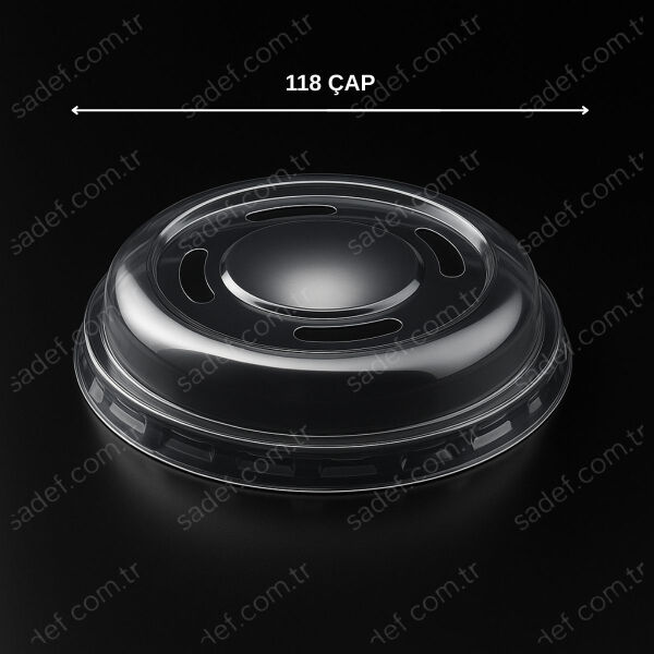 LK-233 DELİKLİ BOMBE KAPAK PET MEZE Ø118 MM LİMERA 6 GR 100 ADET