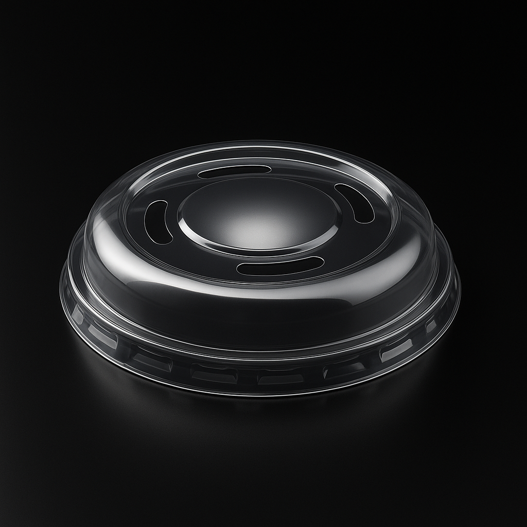 LK-233 DELİKLİ BOMBE KAPAK HUMUS Ø118 MM LİMERA 6 GR ŞEFFAF 100 ADET