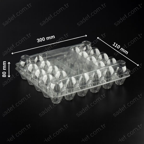 L-730 LİMERA YUMURTA VİYÖLÜ 30 LU (GÖVDE + KAPAK) 80 GR 100 ADET