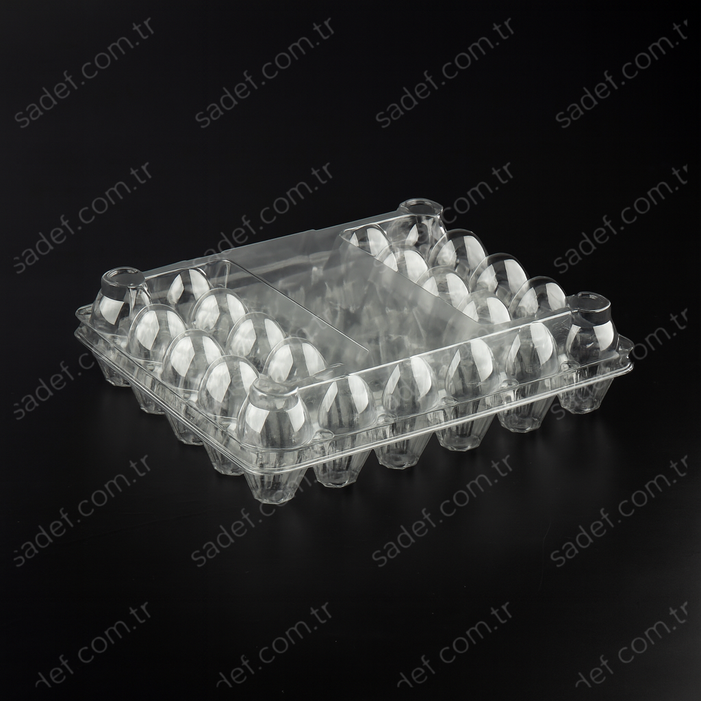 L-730 LİMERA PET YUMURTA VİYÖLÜ 30 LU GÖVDE + KAPAK 80 GR 100 ADET