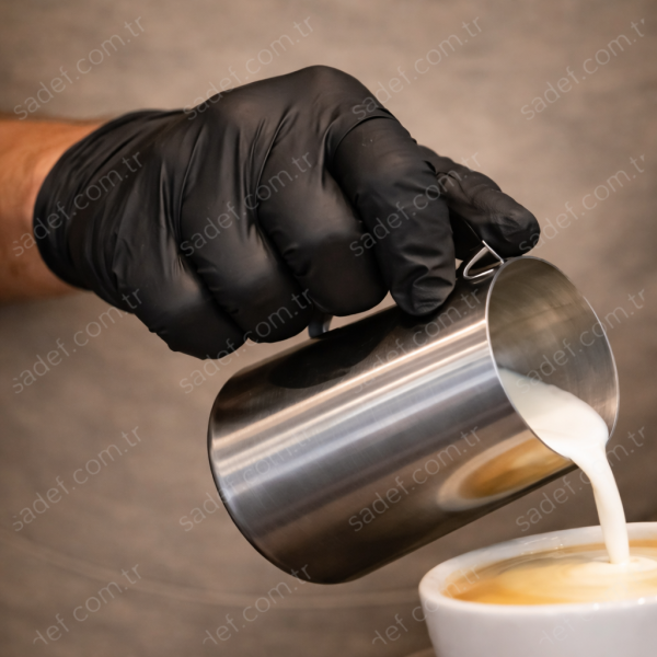 SİYAH HİBRİT PUDRASIZ ELDİVEN 100 AD LARGE X 40 PAKET