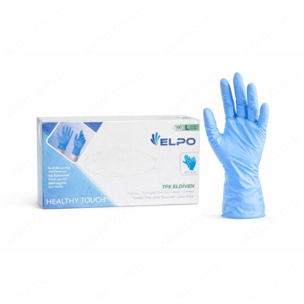 MAVİ HİBRİT PUDRASIZ ELDİVEN 100 AD LARGE