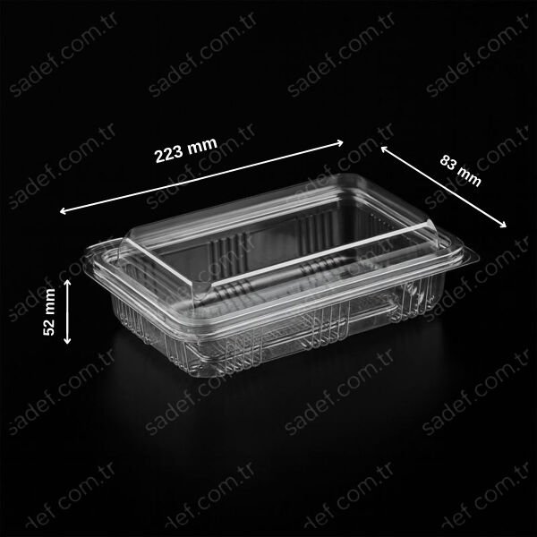 L-075 LİMERA SIZDIRMAZ BAKLAVA KABI 250 CC 18,5 GR 600 ADET