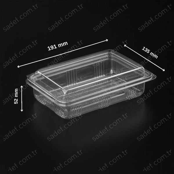 L-076 LİMERA SIZDIRMAZ BAKLAVA KABI 375 CC 25,5 GR 300 ADET