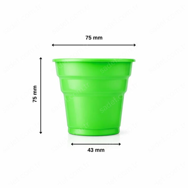 YEŞİL - PARTY BARDAK 25 AD X 20 PAKET