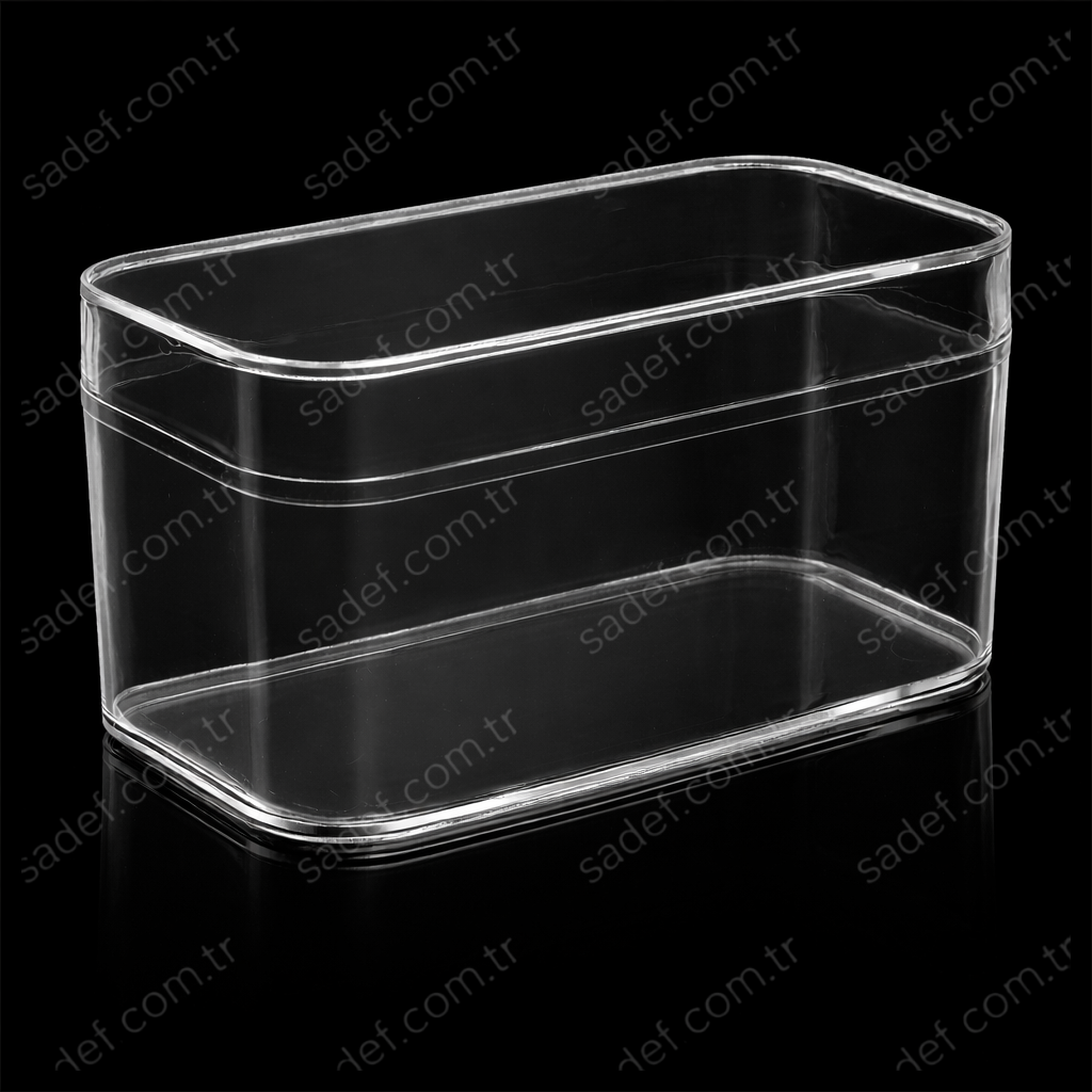 MAY287 300 CC BENETTA KAPAKLI KUTU KRİSTAL ŞEFFAF 240 ADET